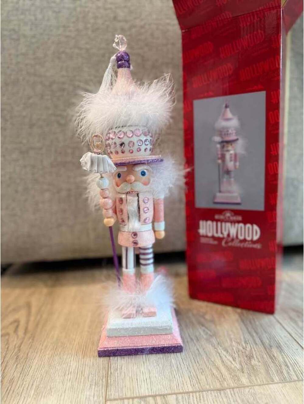 Kurt S. Adler Hollywood Collections Holly Adler Pink Nutcracker